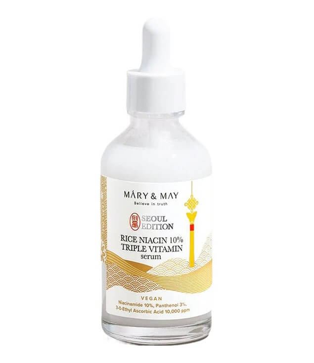 MARY & MAY | RICE NIACIN 10% TRIPLE VITAMIN SERUM